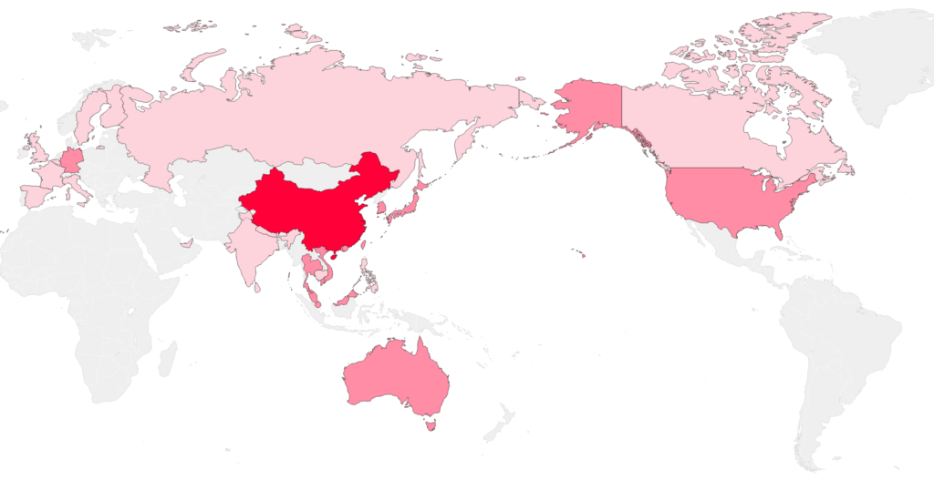 coronavirus countries